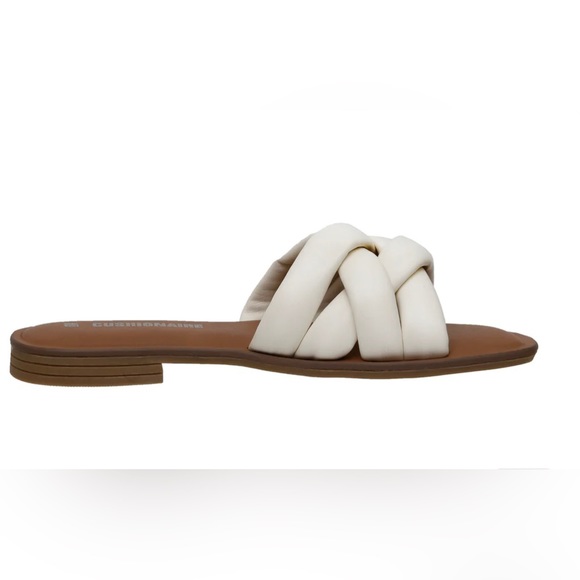 Cushionaire Pre-Owned Farah Slide Sandal White Size 9 - Picture 7 of 8